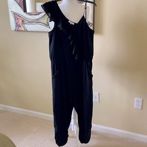 Parker Addison Jumpsuit, Size 10, Black.